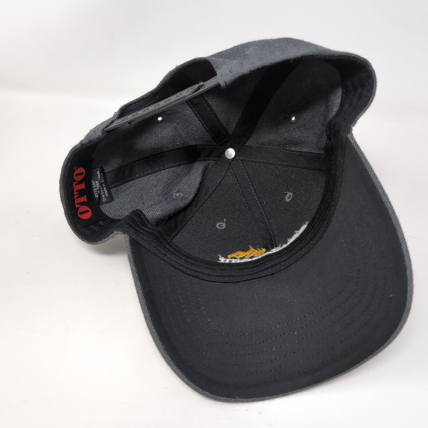 Cradlepoint Snapback Hat Gray OSFM Adjustable Embroidered Vented Holes Otto