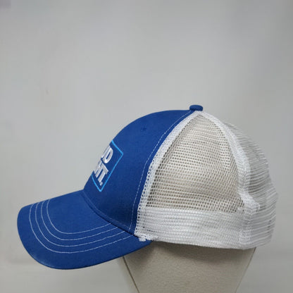 Bud Light Snapback Trucker Hat Blue OSFA Adjustable Embroidered Mesh Back