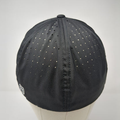 5-Tool Valor Fitted Hat Black S/M Embroidered Lightweight PTS30 Richardson