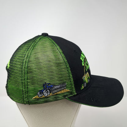 The Max Trucker Hat Black Green One Size Jaynes Custom Chopping Buhl Idaho Ag