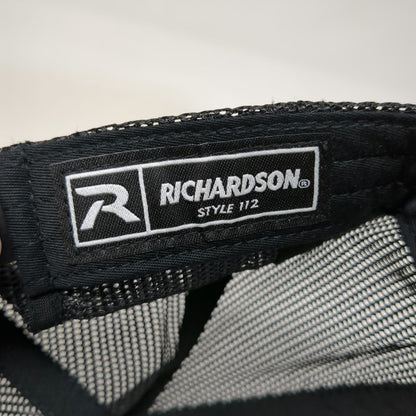 Richardson Trucker Hat Gray One Size Mesh Snapback 112 Potter Logo Embroidered