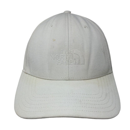 The North Face Slideback Hat Cream One Size Adjustable Embroidered 6 Panel