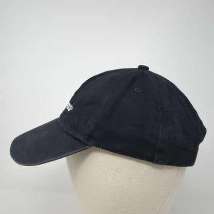 Starbucks Spell Out Strapback Hat Black One Size Adjustable Embroidered