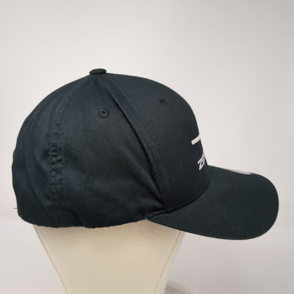 Yupoong Snapback Black One Size Hat ZeroAvia Aviation Logo Structured Travel Cap