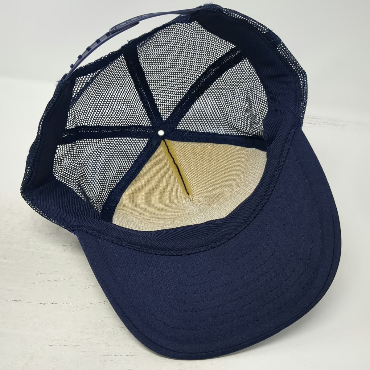 Nissun Trucker Hat Blue One Size Twain Harte California Pinecone Foam Rope Hat