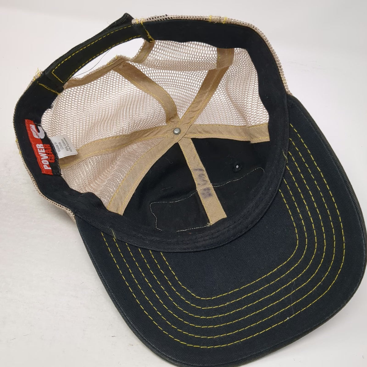 Power Gear Cummins Engine Co Black OSFM Baseball Cap Hat Mesh Strapback Patch