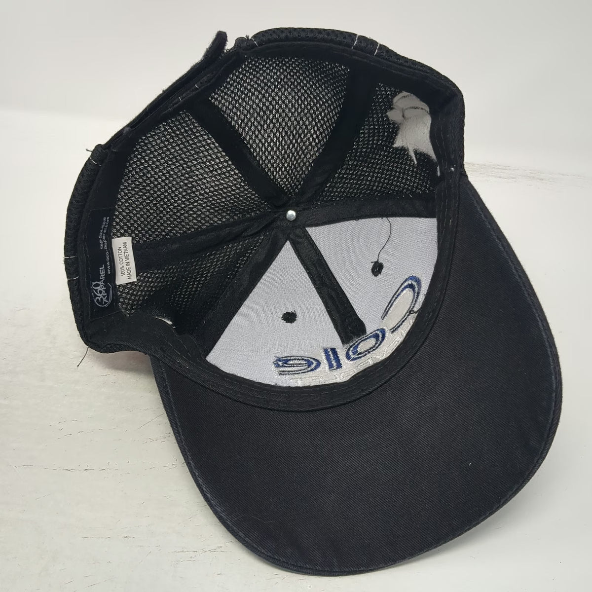 360 Apparel Cole Chevrolet Pocatello Idaho Black One Size Baseball Cap Hat Mesh
