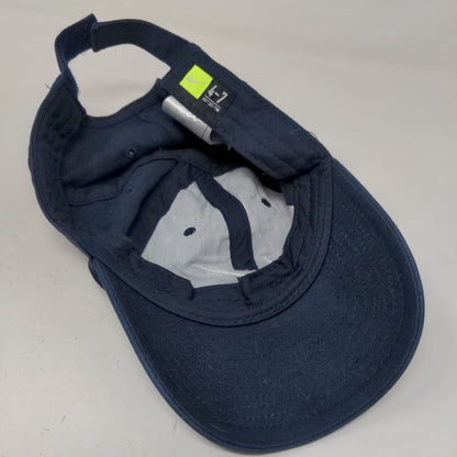 Nike Boy's Strapback Hat Blue Size 4-7 Embroidered Swoosh Logo