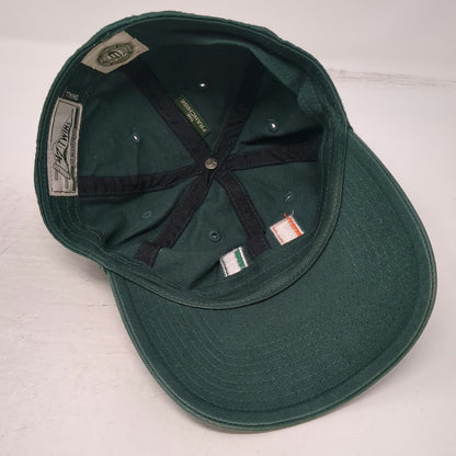 47 Miami Hurricanes NCAA Cap Green S Fitted Cotton Twill Embroidered Logo Hat