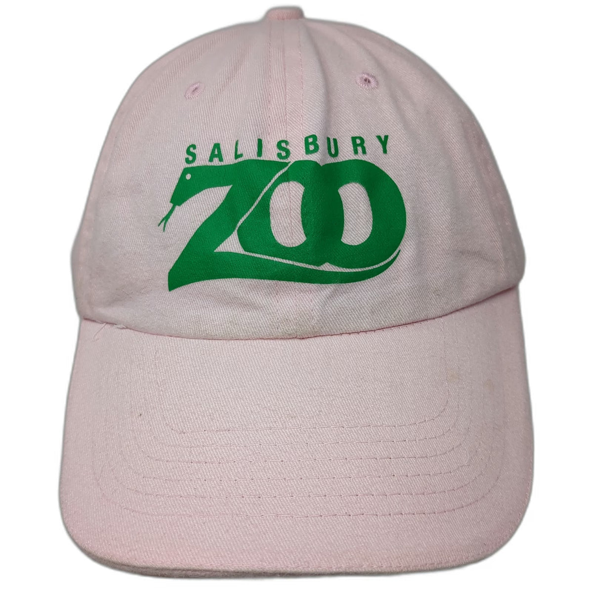 Norwood Baseball Cap Pink Green One Size Salisbury Zoo Graphic Strapback Hat