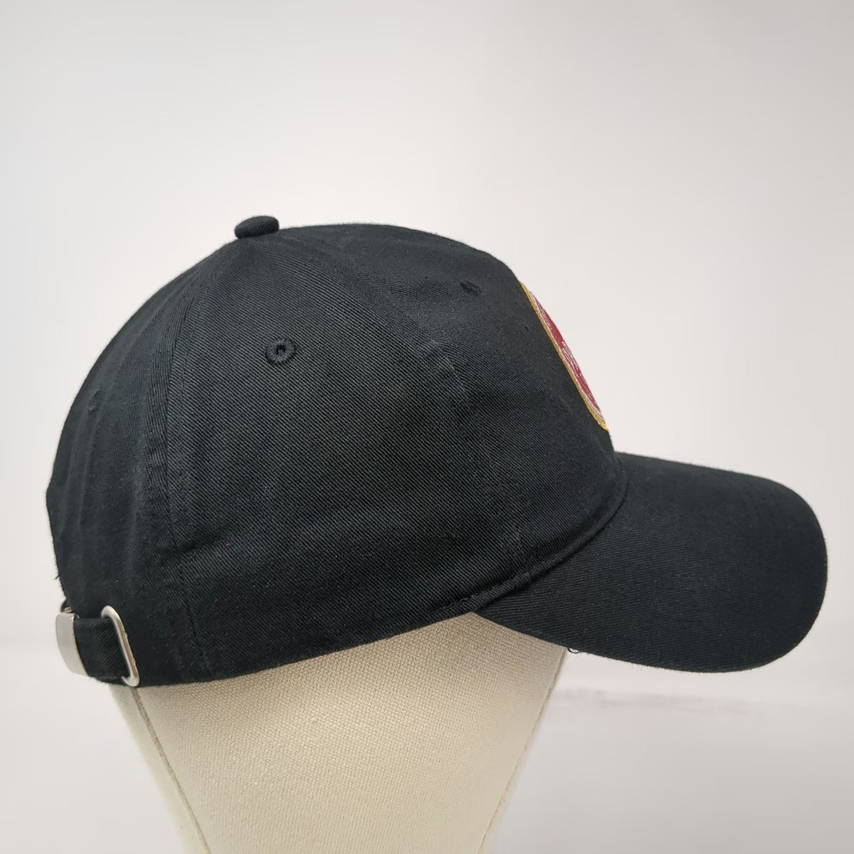Primo Taglio Deli Black Baseball Cap One Size Cotton Patch Logo Slideback Hat