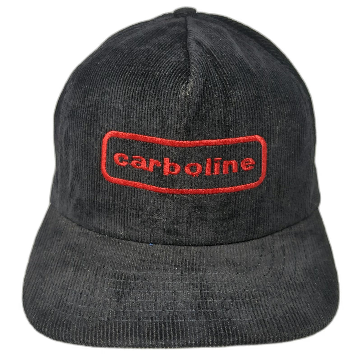 Stylemaster 5 Panel Black Hat One Size Corduroy Snapback Made in USA Carboline