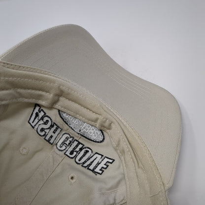 Ash Grove Slideback Hat Tan One Size Adjustable Embroidered Vent Holes