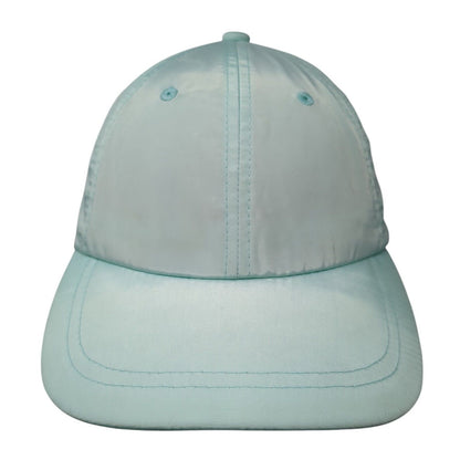 Unbranded Slideback Hat Green One Size Adjustable Solid Blank 6 Panel