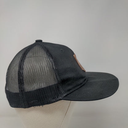 The Overflow Worship Band Snapback Trucker Hat Black One Size Mesh Back