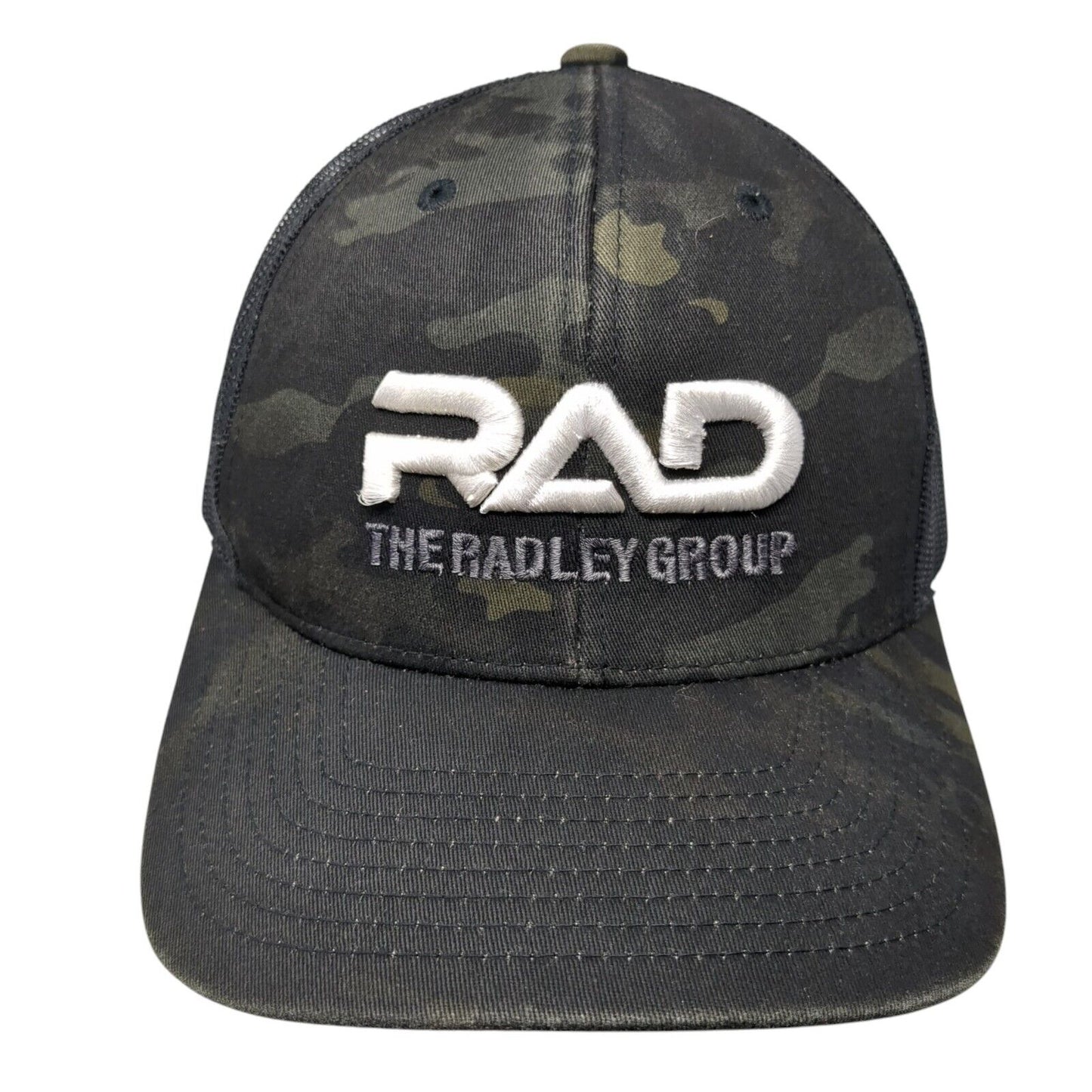 RAD The Radley Group Snapback Trucker Hat Camo One Size Mesh Back
