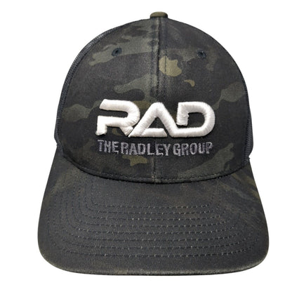 RAD The Radley Group Snapback Trucker Hat Camo One Size Mesh Back