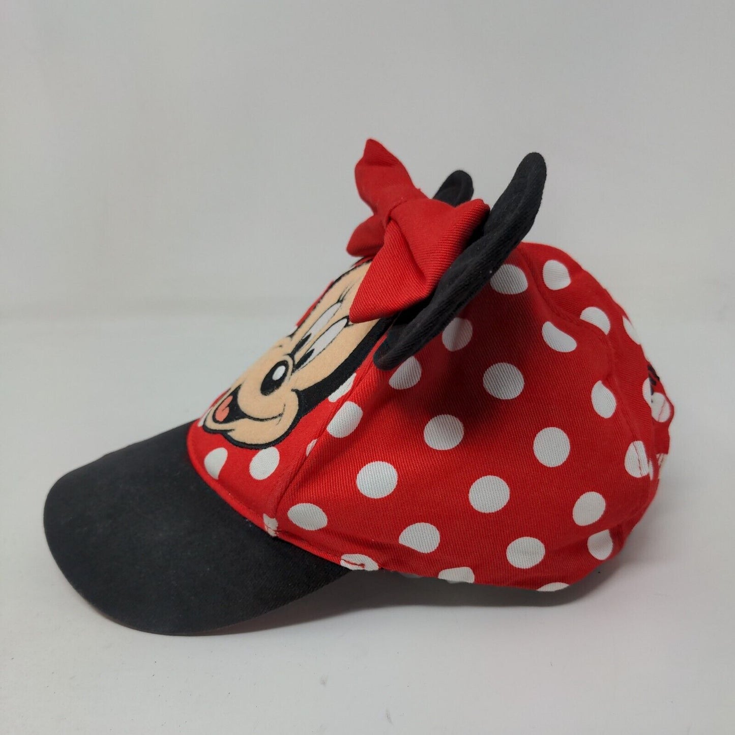 Disney Parks Girls Toddler Stretchy Hat Minnie Mouse Multicolor Ears Embroidered