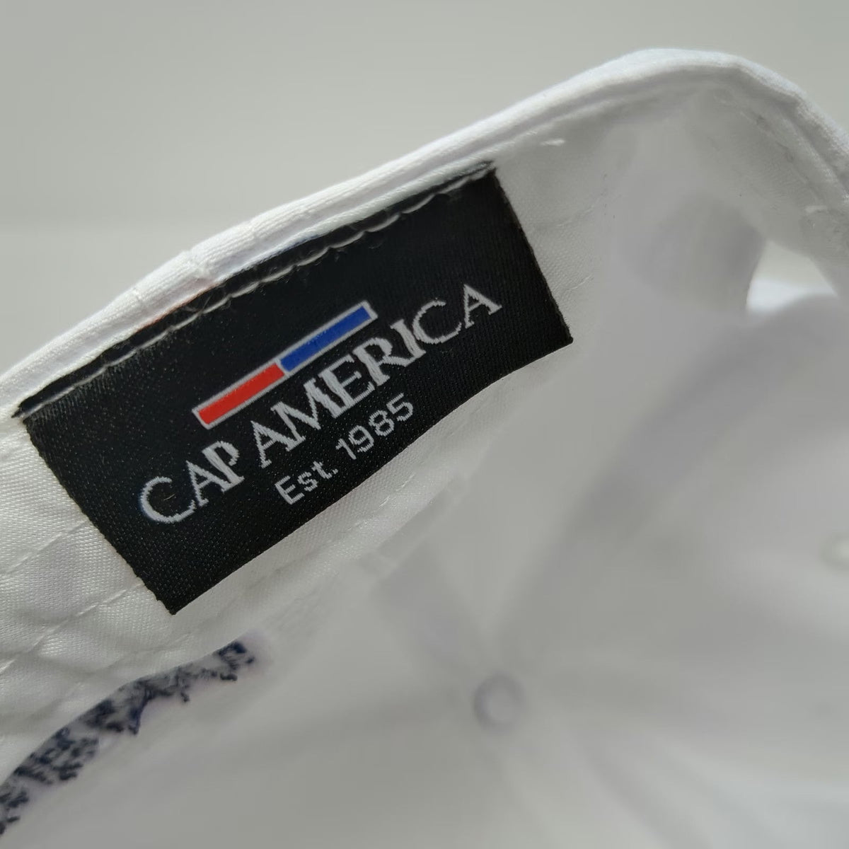 Cap America 5 Panel White One Size Hat Demo Day 10th Anniversary Rope Snapback