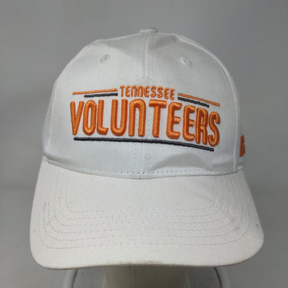 Tennessee Volunteers Snapback Hat White Orange Embroidered Russell Athletic NCAA