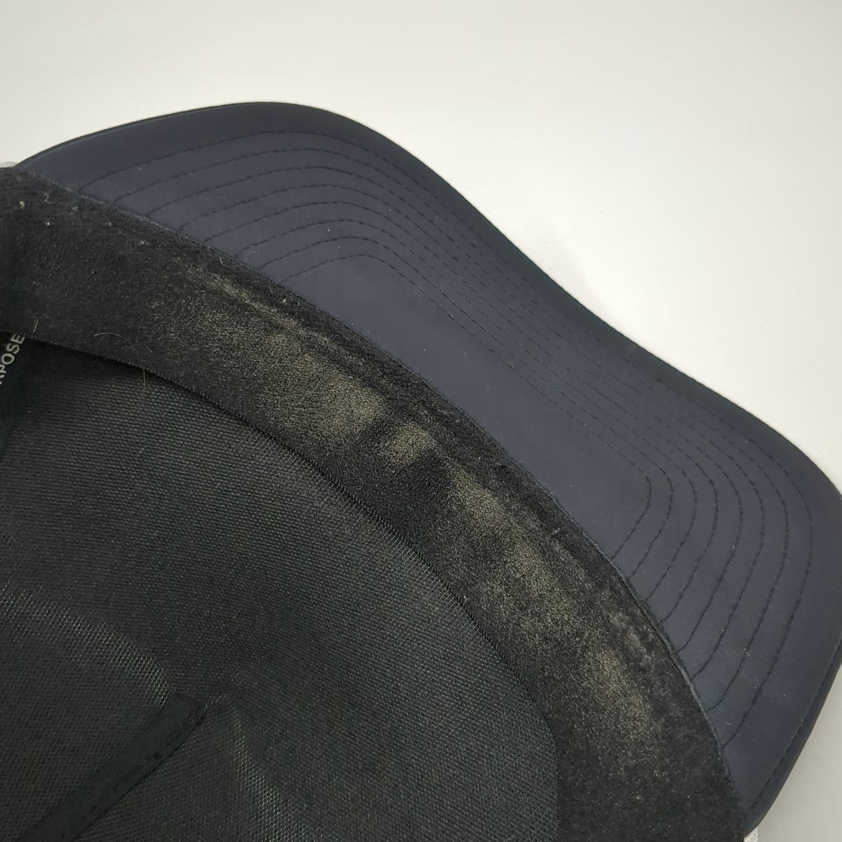 Branded Bills Black Trucker Hat One Size Fiber Net Incorporated Rope Snapback