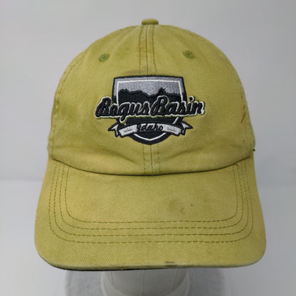 Bogus Basin Idaho Strapback Hat Green OSFA Extreme Fit 6 Panel Ahead