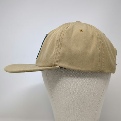 prAna Snapback Hat Beige One Size Get Lost To Get Found Mountain Patch Recycled