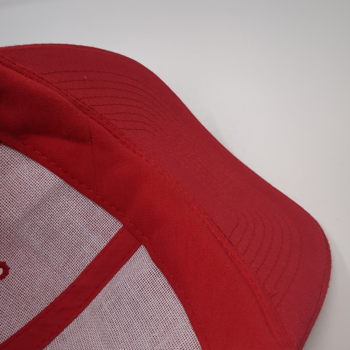 Red Hat Hubby Snapback Hat Red One Size Adjustable Embroidered 6 Panel Otto