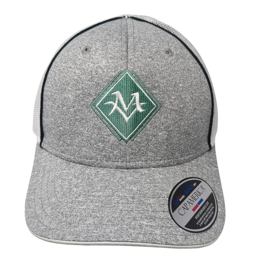 Mountain View Hospital Strapback Trucker Hat Gray One Size Cap America