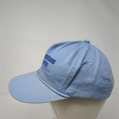 Cactus Petes Resort Casino Snapback Rope Hat Blue One Size Adjustable