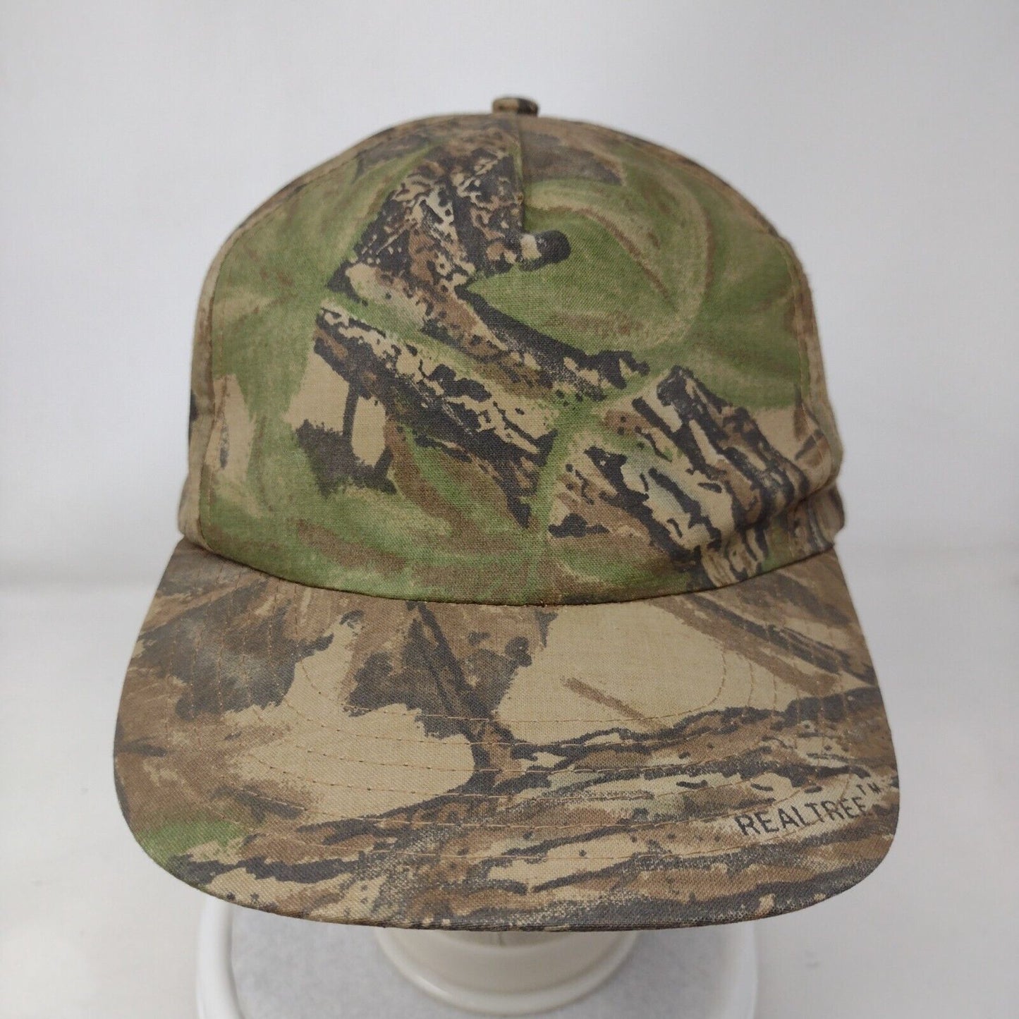 Realtree Snapback Hat Multi Camouflage OSFA Adjustable Lightweight Cotton