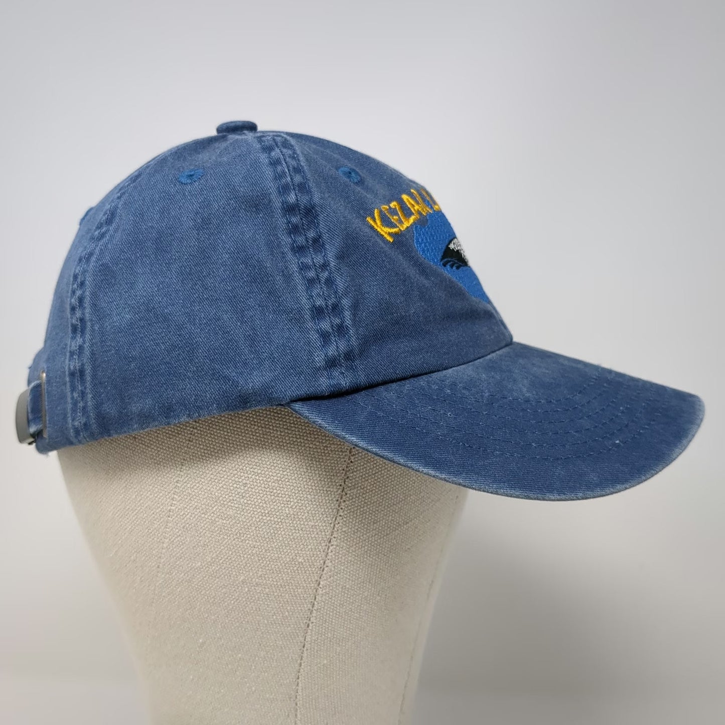 Fort Authority Baseball Cap Blue One Size Hat Kezar Lake NH Loon Embroidered