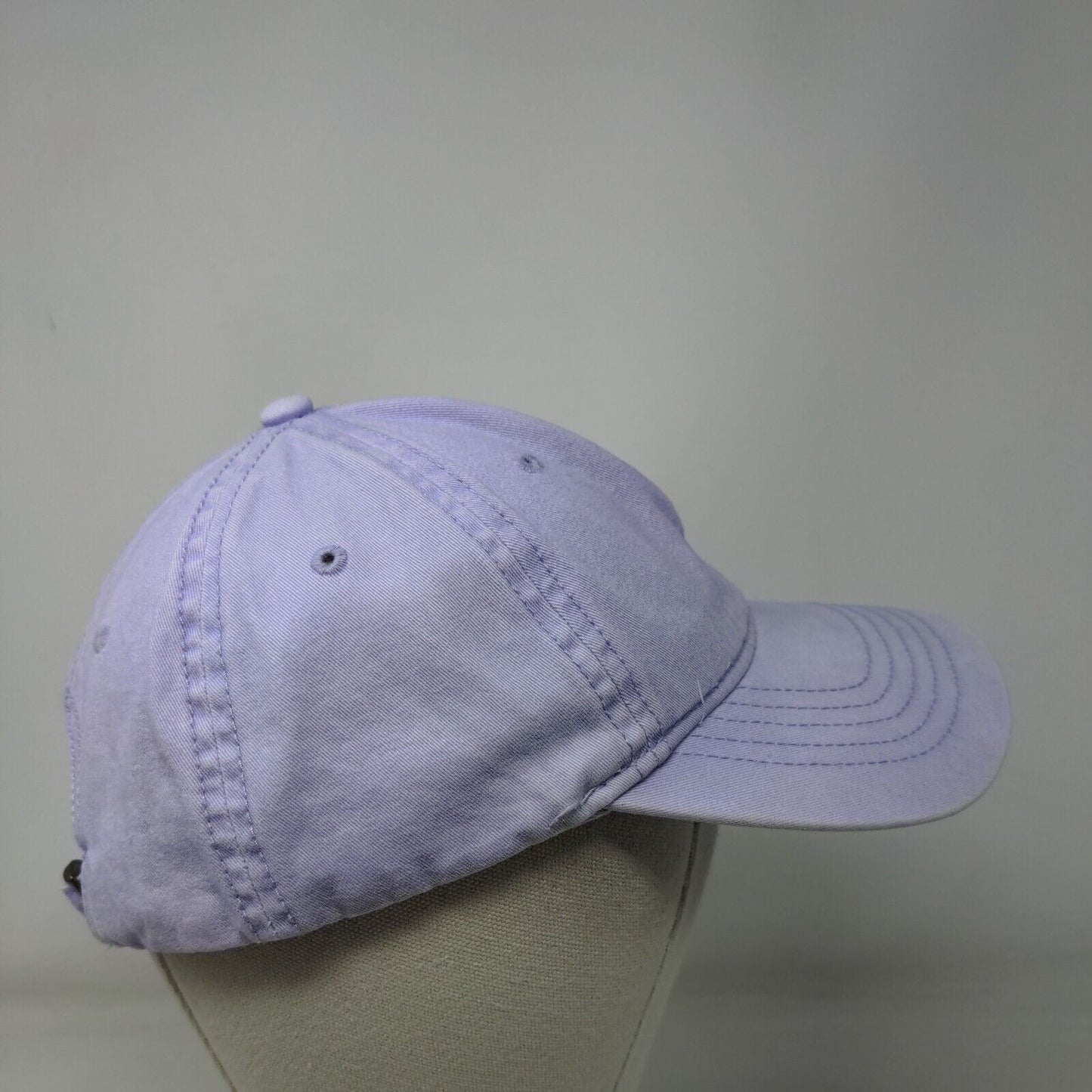 Unbranded Slideback Hat Purple Lavender Sunrise OSFM Solid 6 Panel Blank