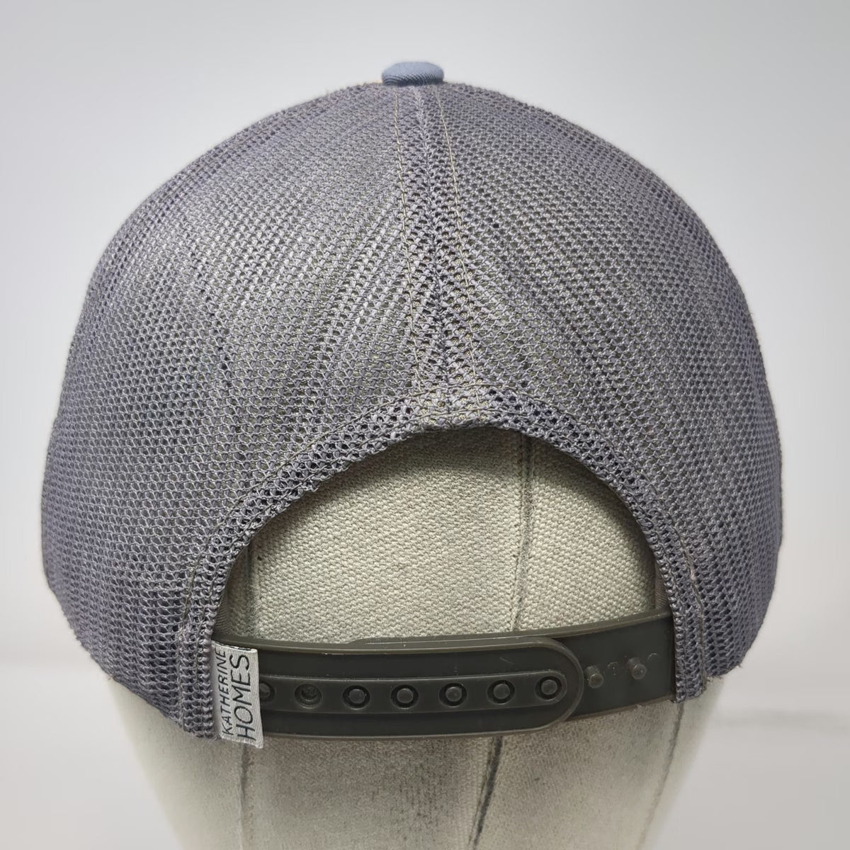 Katherine Homes Trucker Hat Blue Multicolor One Size Abstract Mountain Graphic