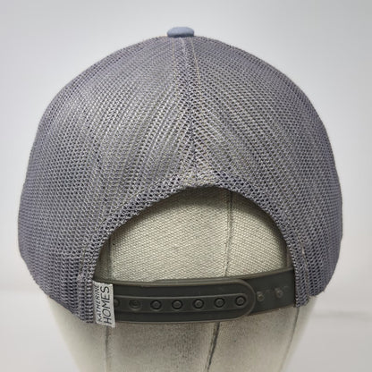 Katherine Homes Trucker Hat Blue Multicolor One Size Abstract Mountain Graphic