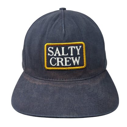 Salty Crew Patch Snapback Hat Blue One Size Find Refuge In The Sea
