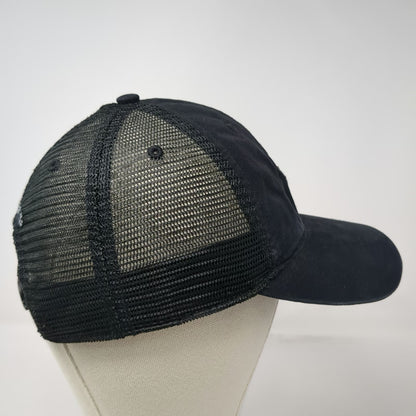 Carhartt Trucker Hat Black White Orange One Size Mesh Snapback Patch Logo Curved