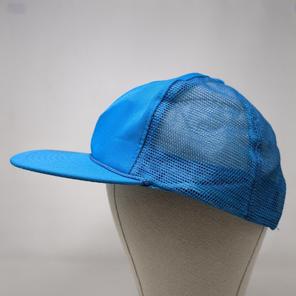 Mohr's Snapback Mesh Back Rope Trucker Hat Blue One Size Adjustable