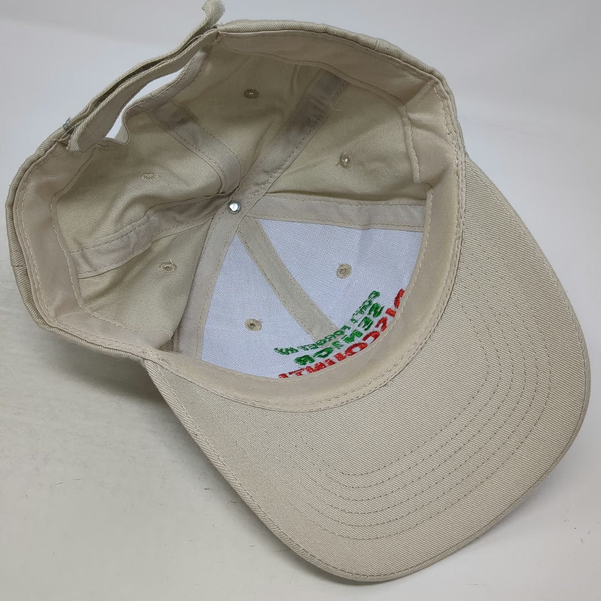 Baseball Cap Beige One Size Senior Discount Funny Slogan Humor Curved Brim Hat