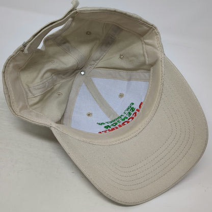 Baseball Cap Beige One Size Senior Discount Funny Slogan Humor Curved Brim Hat