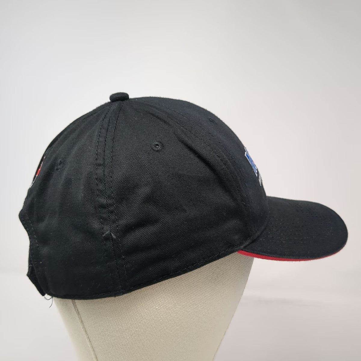 Chase Authentics Mobil 1 NASCAR Pegasus 5 Panel Black Hat One Size Strapback