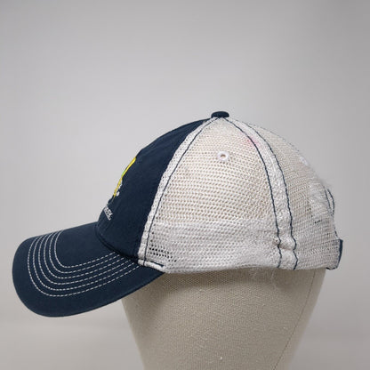 2021 Run Through It Strapback Trucker Hat Blue OSFA Race To Robie Creek