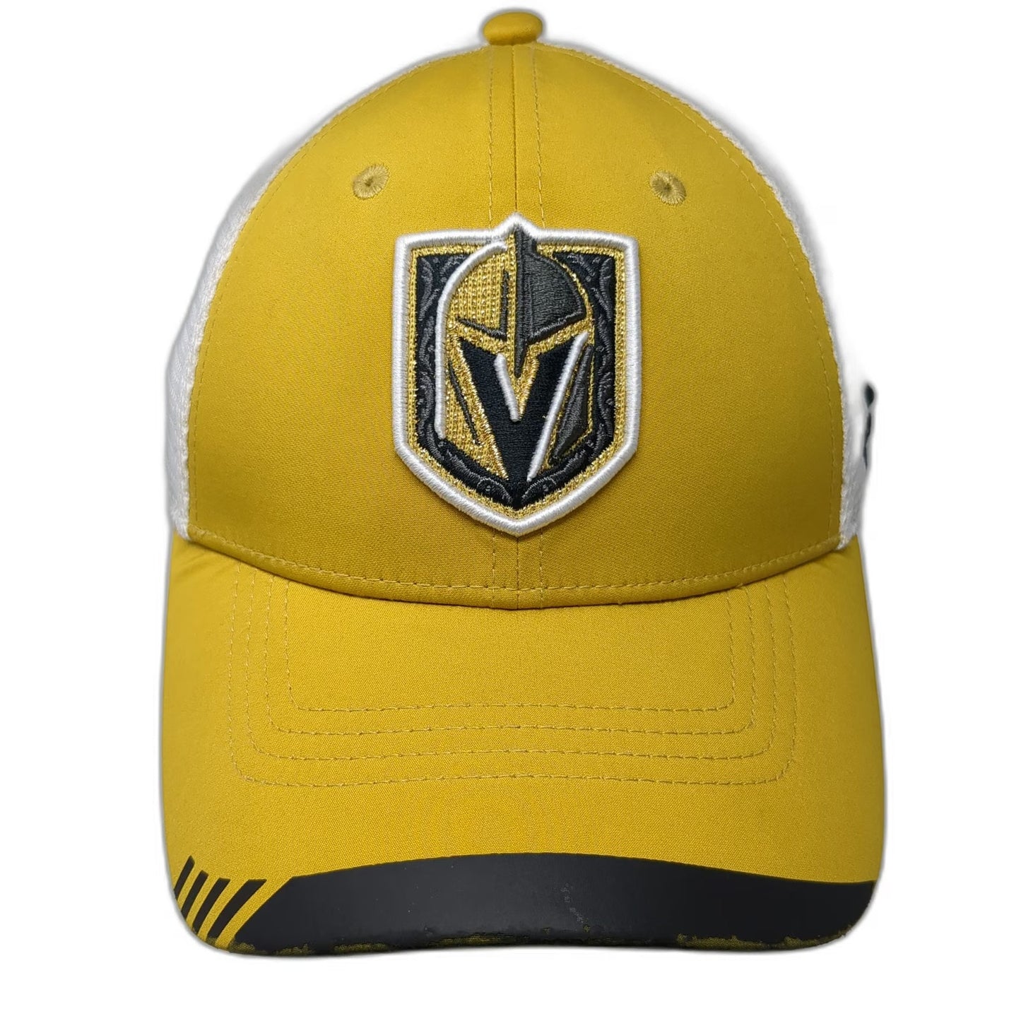 Vegas Golden Knights NHL Fanatics Yellow Trucker Hat One Size Snapback Mesh