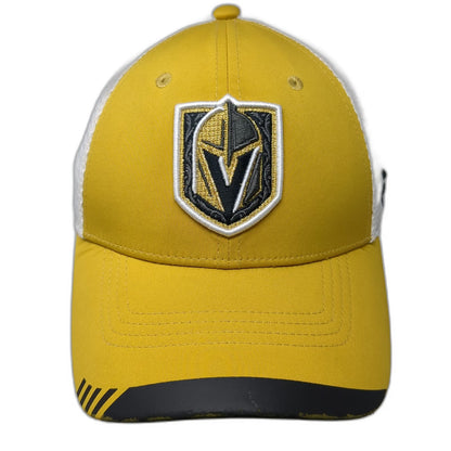 Vegas Golden Knights NHL Fanatics Yellow Trucker Hat One Size Snapback Mesh