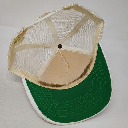 United States Air Force USAF Patch White Trucker Hat One Size Mesh Foam Snapback