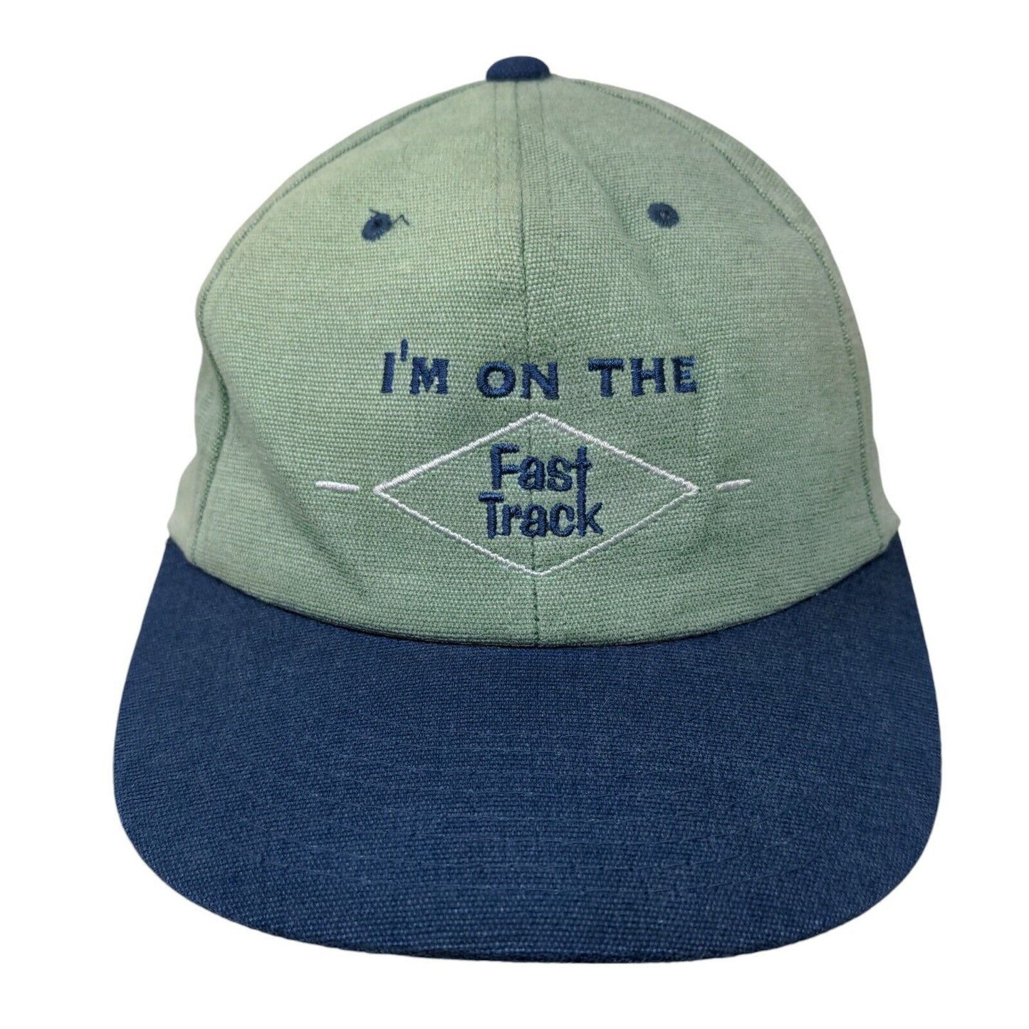 I'm On The Fast Track Slideback Hat Multicolor OSFA Embroidered 6 Panel Yupoong