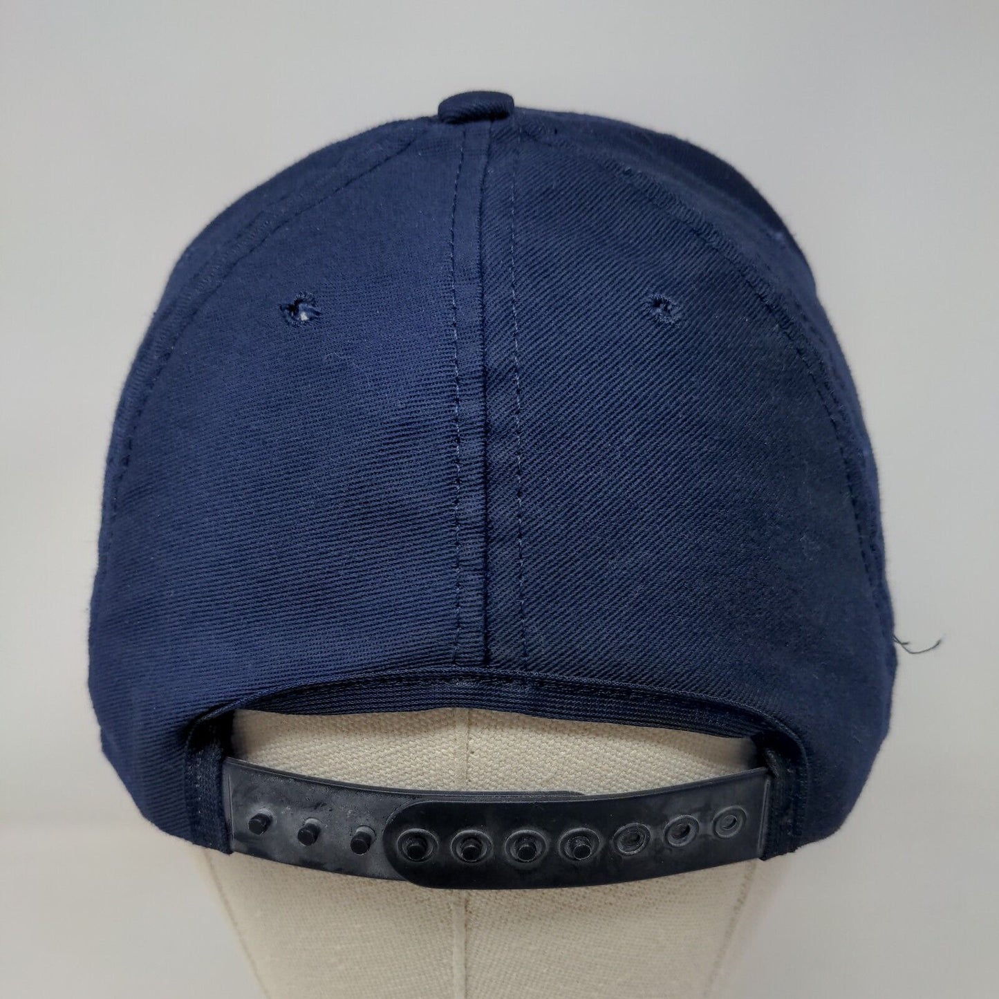 Blue Star Snapback Hat Blue One Size Embroidered Adjustable Vent Holes