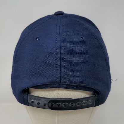 Blue Star Snapback Hat Blue One Size Embroidered Adjustable Vent Holes