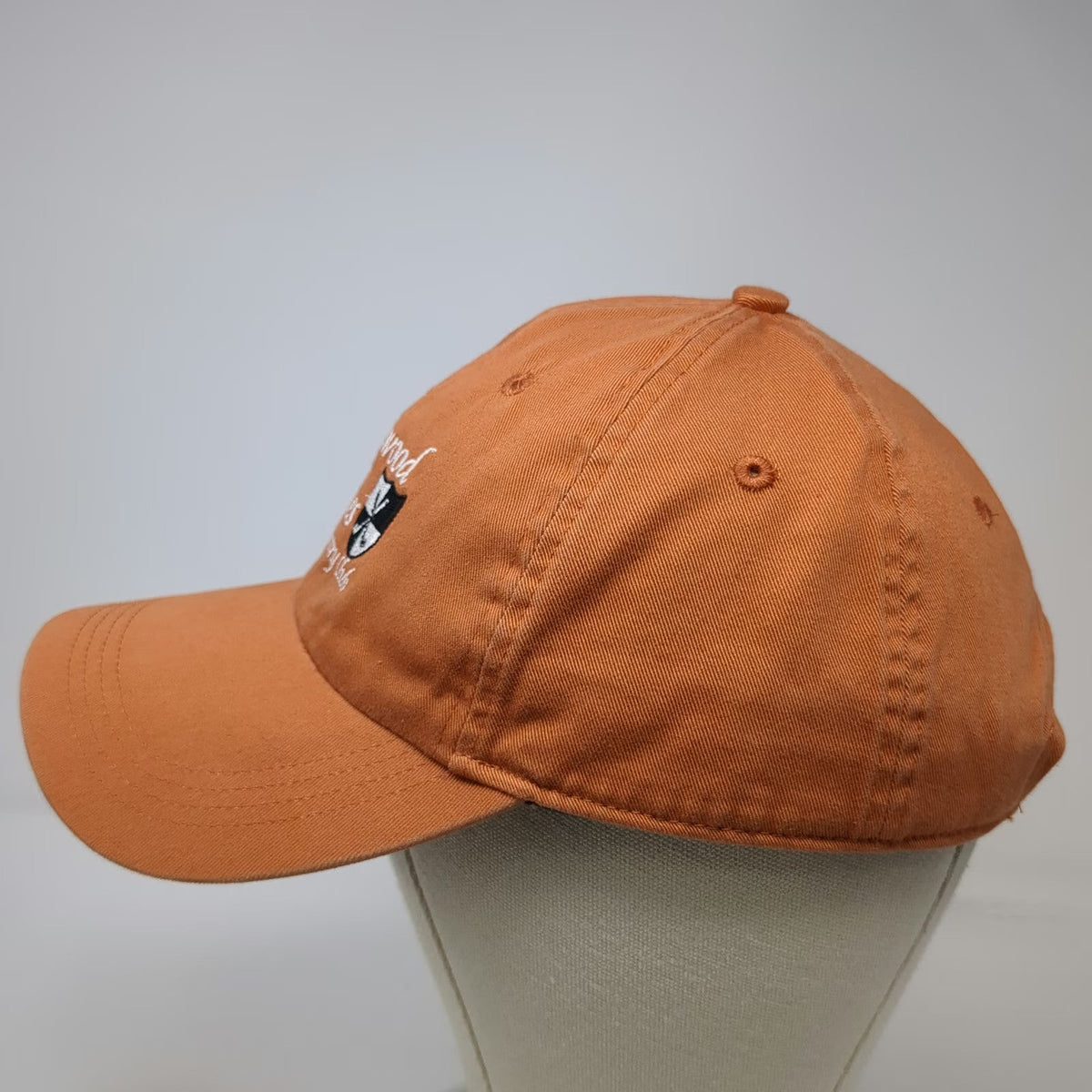Ahead Baseball Cap Orange One Size Ridgewood Lakes Golf Country Club Florida Hat
