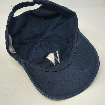 Bayside Baseball Cap Blue One Size W The President USA Made Strapback Navy Hat